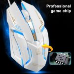 Chasing Leopard V17 USB 2400DPI, vier Geschwindigkeiten, einstellbares Linienmuster, kabelgebundene optische Gaming-Maus mit LED-Atemlicht, Länge: 1,45 m, V17, V17 Jet Black, V17 White – Bild 10