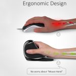 DELUX M618 Plus 2.4G 1600DPI Drahtlose tragbare vertikale ergonomische Maus – Bild 3