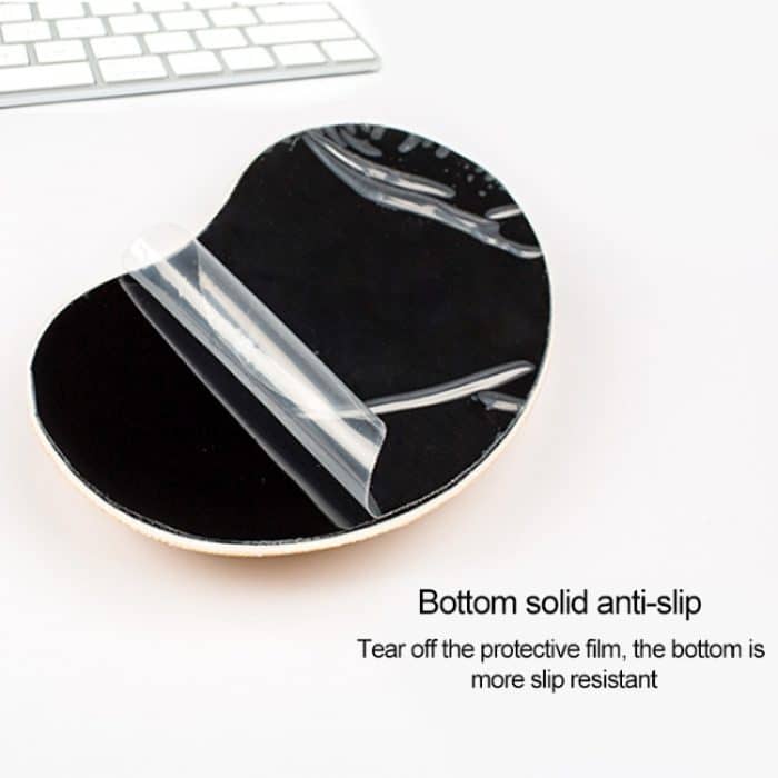 MONTIAN 2 PCS Transparentes Silikonarmband Herzförmiger Maushandgelenkhalter, zufällige Farblieferung – Bild 3