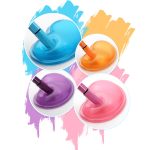 MONTIAN 2 PCS Transparentes Silikonarmband Herzförmiger Maushandgelenkhalter, zufällige Farblieferung – Bild 6