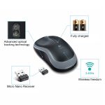 Logitech M185 2,4 GHz 3 Tasten 1000 DPI kabellose optische Maus, kabellose Reichweite: 10 m – Bild 3