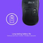 Logitech M186 kabellose Maus für Büro, energiesparend, USB, Laptop, Desktop-Computer, universell – Bild 4