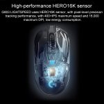 Logitech G903 LIGHTSPEED 16000 DPI 11 Tasten HERO 16K Sensor RGB-Hintergrundbeleuchtung Linke und rechte Hand Universelle kabellose optische Gaming-Maus – Bild 7
