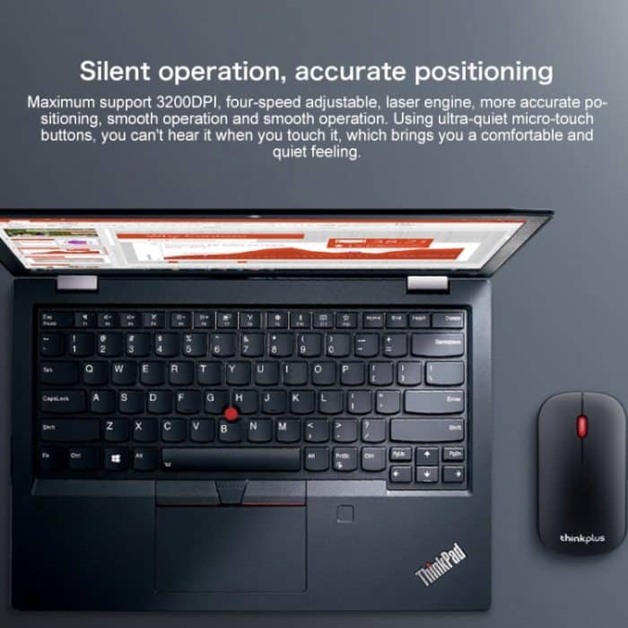 Lenovo thinkplus tragbare kabellose Bluetooth-Maus im Business-Stil, Business Mouse – Bild 8