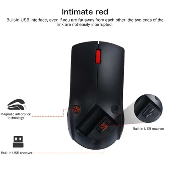 Lenovo M120 Pro Fashion Office Red Dot Wireless-Maus, M120 Pro Wireless Mouse – Bild 6