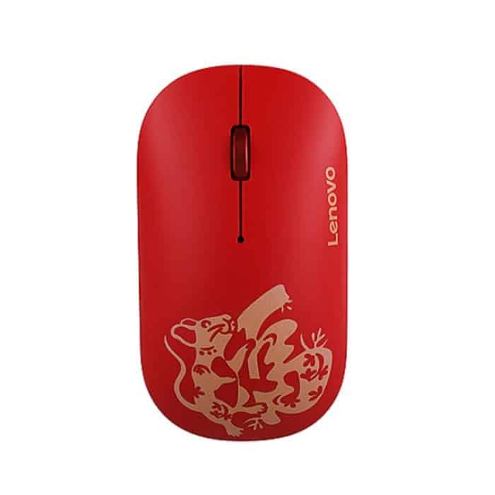 KB3421R.jpg Lenovo Air Handle Leichte, tragbare, kabellose Maus mit Stummschaltung, Blessing-Maus-Version, Wireless Mouse, Blessing Mouse Version – Bild 1