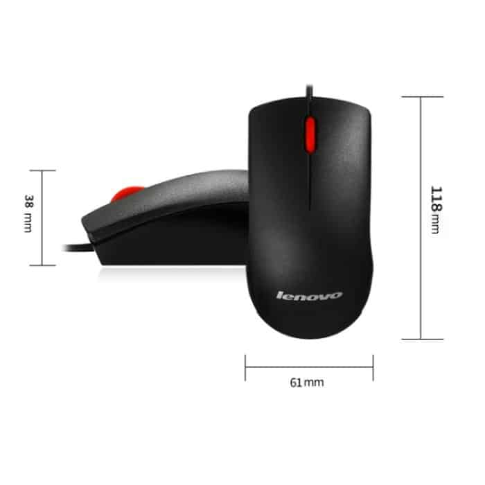 Lenovo M120 Pro Fashion Office Red Dot kabelgebundene Maus, M120 Pro Wired Mouse – Bild 3