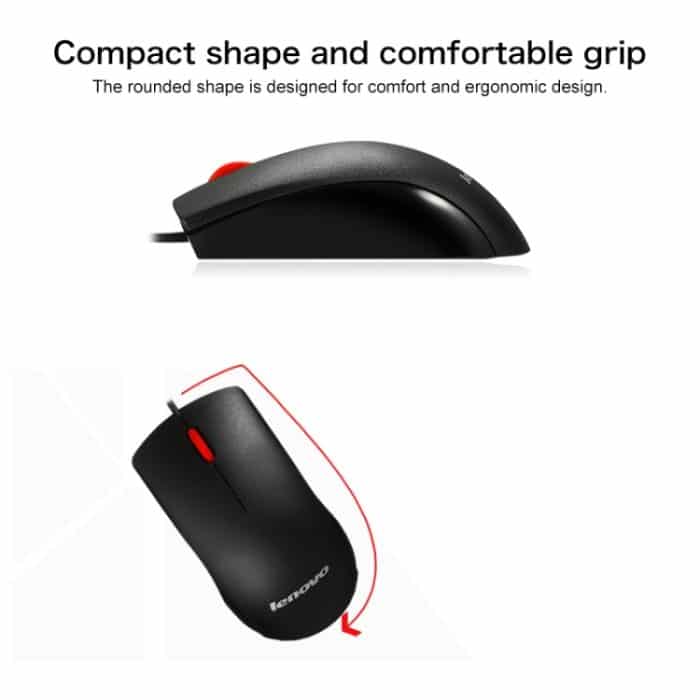 Lenovo M120 Pro Fashion Office Red Dot kabelgebundene Maus, M120 Pro Wired Mouse – Bild 6