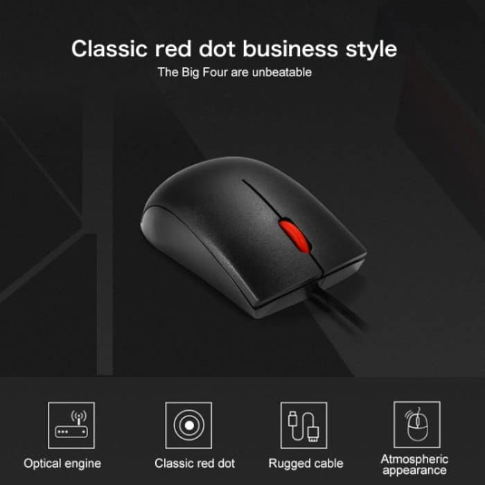 Lenovo M120 Pro Fashion Office Red Dot kabelgebundene Maus, M120 Pro Wired Mouse – Bild 8
