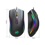 HXSJ A869 Typ C 7200 dpi 6-Modi Einstellbare 7-Tasten-RGB Light Wired Game Mouse – Bild 4
