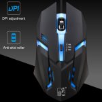 Chasing Leopard K2 USB-LED-Hintergrundbeleuchtung 1600DPI Drei-fach einstellbare kabelgebundene optische Gaming-Maus, Länge: 1,3 m – Bild 2