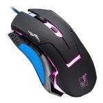 Chasing Leopard T7 USB 6-Tasten 2400DPI Dreistufige einstellbare Hintergrundbeleuchtung Kabelgebundene optische Gaming-Maus Eingebautes Gegengewicht, Länge: 1,8 m – Bild 3