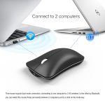 HXSJ T23 Bluetooth + 2,4 GHz Wireless Dual-Modi 4-Tasten 1600 DPI Einstellbare Ergonomie Optische Maus – Bild 12