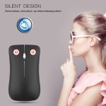 HXSJ T23 Bluetooth + 2,4 GHz Wireless Dual-Modi 4-Tasten 1600 DPI Einstellbare Ergonomie Optische Maus – Bild 14