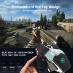 HXSJ J200 7 Tasten programmierbare kabelgebundene mechanische E-Sport-Maus mit Licht – Bild 7