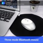 HXSJ T36 2.4G Bluetooth 5.0+3.0 Drahtlose Bluetooth-Maus mit drei Modi, leisem Design – Bild 2