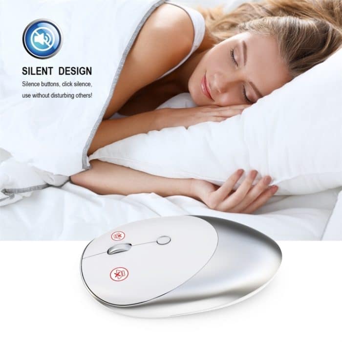 HXSJ T36 2.4G Bluetooth 5.0+3.0 Drahtlose Bluetooth-Maus mit drei Modi, leisem Design – Bild 4