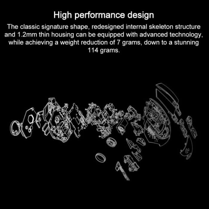 Logitech G502 Lightspeed 1000DPI kabellose Gaming-Maus – Bild 2