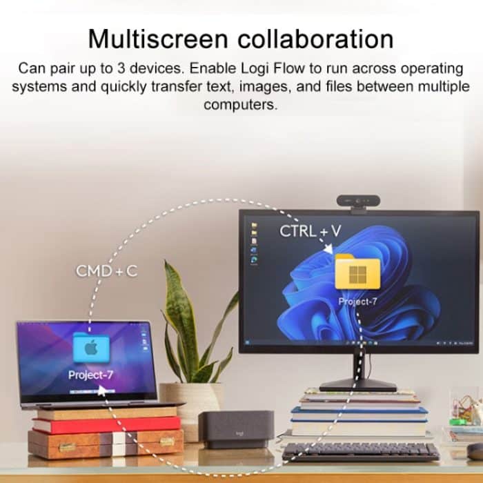 Logitech MX Anywhere 3S 4 Tasten kabellose Bluetooth-Maus mit Stummschaltung und Dual-Modus – Bild 5