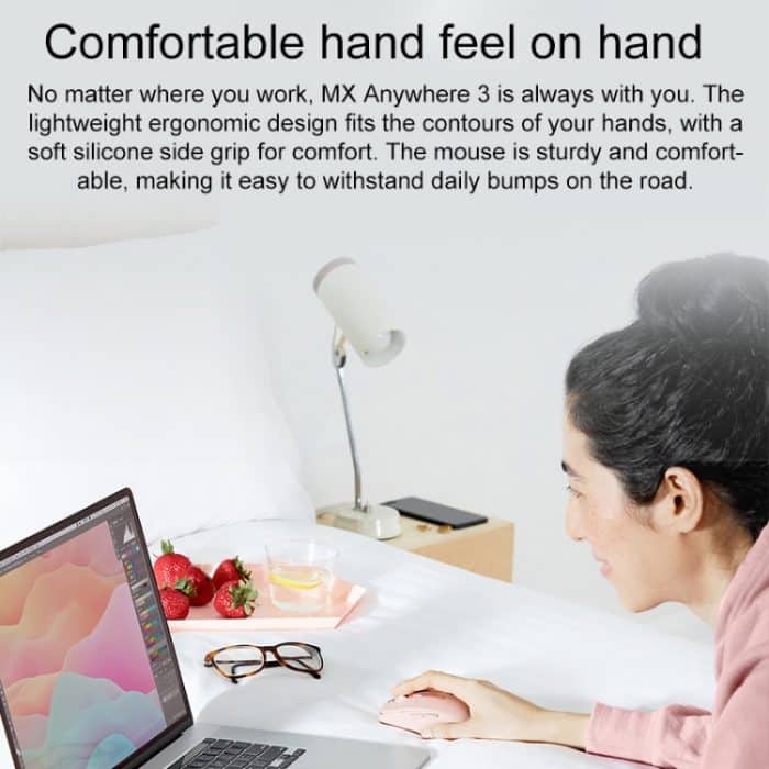 Logitech MX Anywhere 3S 4 Tasten kabellose Bluetooth-Maus mit Stummschaltung und Dual-Modus – Bild 7