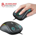 HXSJ J300 7 Tasten RGB-Beleuchtung Programmierbare Gaming-Maus (schwarz) – Bild 8