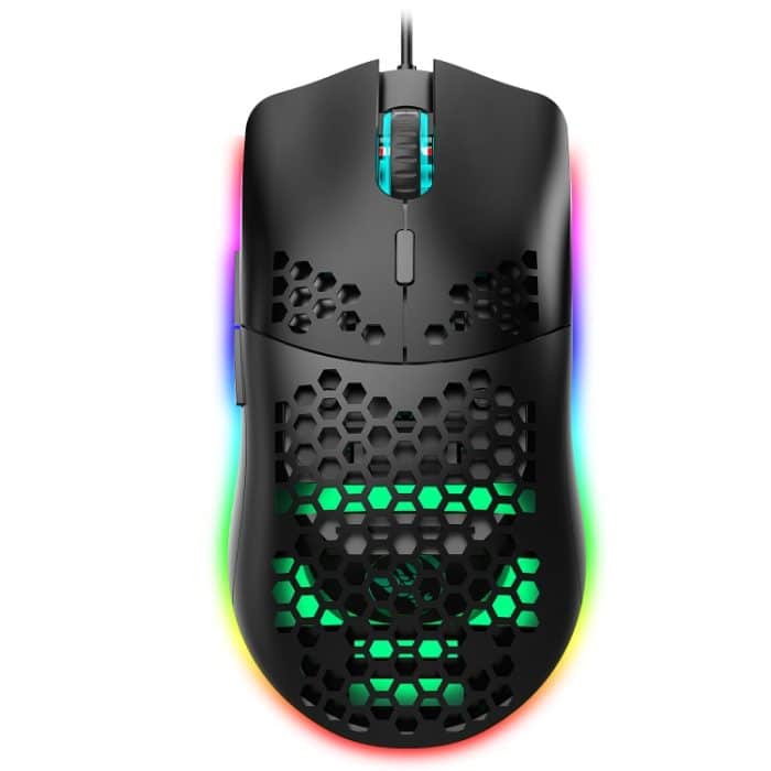 KB6202.jpg HXSJ J900 6-Tasten-RGB-Beleuchtung, programmierbare, kabelgebundene Gaming-Maus (weiß), J900(Black), J900(White) – Bild 1