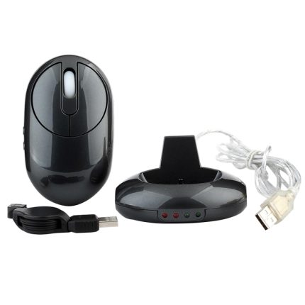 MZ-012 2,4 G 1200 DPI kabellose wiederaufladbare optische Maus mit 3 Anschlüssen, USB-Hub/Ladestation