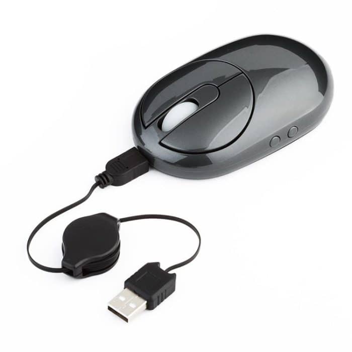 MZ-012 2,4 G 1200 DPI kabellose wiederaufladbare optische Maus mit 3 Anschlüssen, USB-Hub/Ladestation – Bild 3