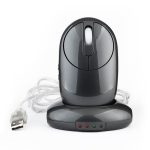 MZ-012 2,4 G 1200 DPI kabellose wiederaufladbare optische Maus mit 3 Anschlüssen, USB-Hub/Ladestation – Bild 4