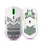 HXSJ T66 7 Tasten Bunte Beleuchtung Programmierbare kabellose Gaming-Maus, T66(White), T66(Black) – Bild 12
