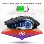 YINDIAO A4 2,4 GHz 1600DPI 3-Modi Einstellbare wiederaufladbare kabellose Silent Gaming-Maus (Star Black) – Bild 4