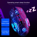 YINDIAO A4 2,4 GHz 1600DPI 3-Modi Einstellbare wiederaufladbare kabellose Silent Gaming-Maus (Star Black) – Bild 6