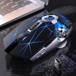 YINDIAO A7 2,4 GHz 1600 DPI 3 Modi Einstellbare 7-Tasten Wiederaufladbare RGB Licht Drahtlose Silent Gaming Maus