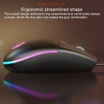 YINDIAO G3SE 1600DPI 3-Modi Einstellbare 3-Tasten RGB-Licht kabelgebundene Business-Maus – Bild 5
