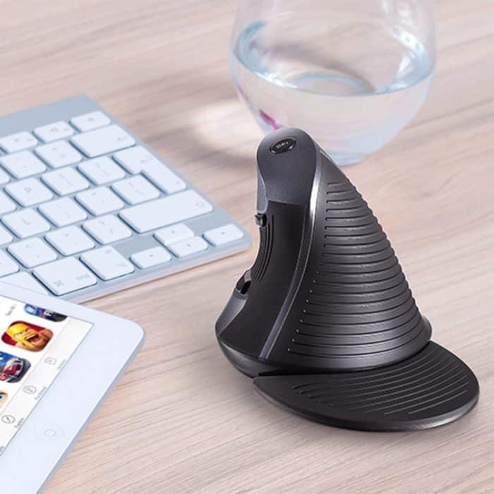 KB8874.jpg DELUX M618GX Drahtlose ergonomische vertikale Maus 1600DPI optische Maus – Bild 1