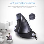 DELUX M618GX Drahtlose ergonomische vertikale Maus 1600DPI optische Maus – Bild 6