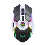ZERODATE T30 2,4 GHz 2400 DPI Drahtlose optische Maus mit einstellbarer RGB-Hintergrundbeleuchtung und drei Geschwindigkeiten, T30 Black, T30 White – Bild 12