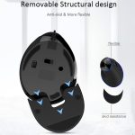 DELUX M618 Plus Wired Blue Version Optische Maus Ergonomische vertikale Maus 1600DPI – Bild 7