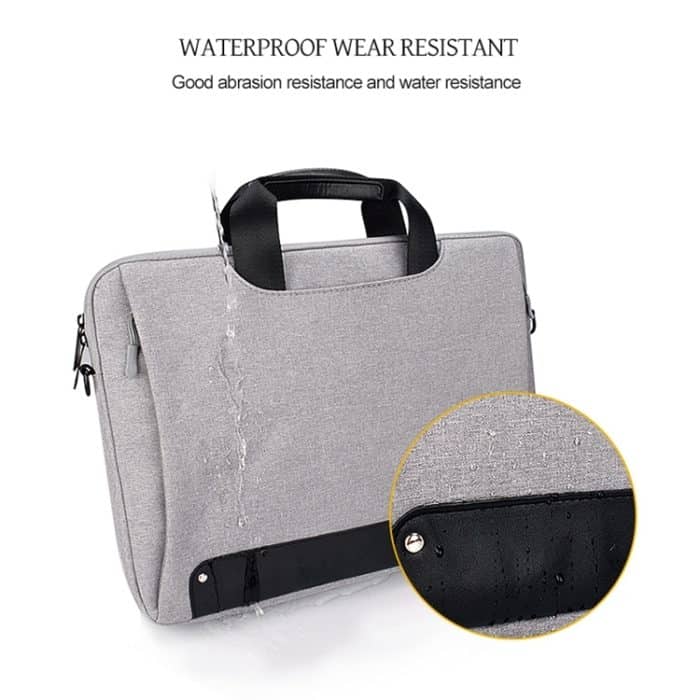 DJ08 Wasserdichte, verschleißfeste Laptoptasche aus Oxford-Stoff für 14,1-Zoll-Laptops, mit verdecktem Griff, Gepäckzugstange und verstellbarem Schultergurt, 14.1 inch – Bild 7