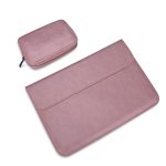 PU01S Laptop-Innentasche aus PU-Leder mit horizontaler unsichtbarer Magnetschnalle für 15,4-Zoll-Laptops, mit kleiner Tasche, 15.4 inch with Small Bag – Bild 2
