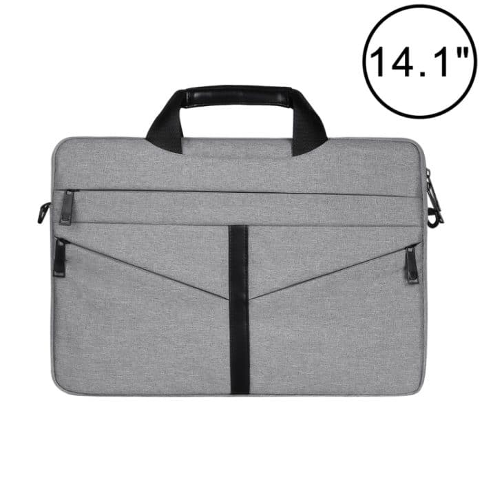 LB0701LH.jpg 14,1 Zoll atmungsaktive, verschleißfeste Fashion Business Schultertasche mit Reißverschluss und Schultergurt, 14.1 inch – Bild 1