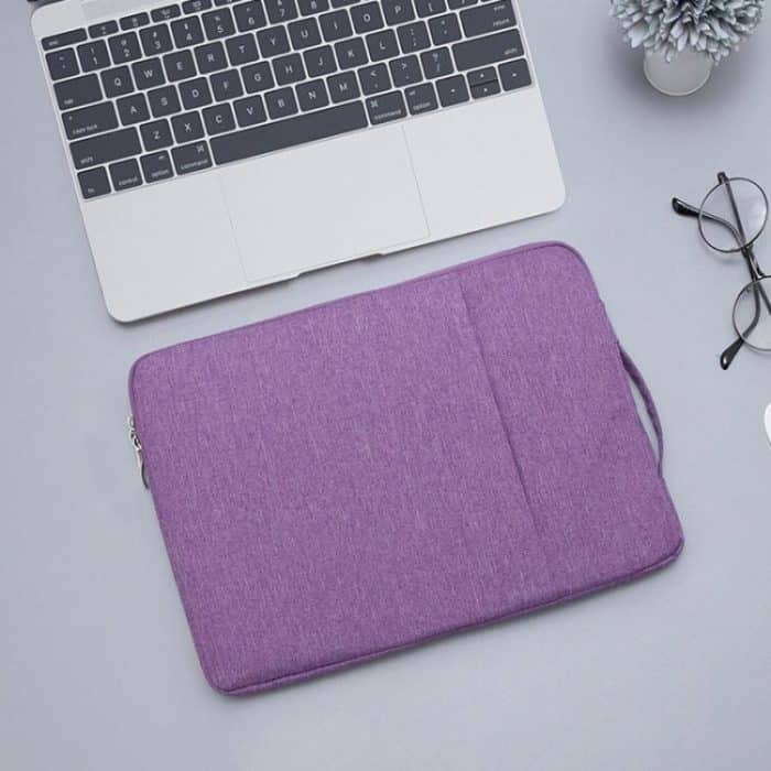 13,3 Zoll Universal Fashion Soft Laptop Denim Taschen Tragbare Reißverschluss-Notebook-Laptoptasche für MacBook Air / Pro, Lenovo und andere Laptops, Größe: 35,5 x 26,5 x 2 cm, 13.3 inch Purple, 13.3 inch Magenta, 13.3 inch Blue, 13.3 inch Grey... – Bild 4