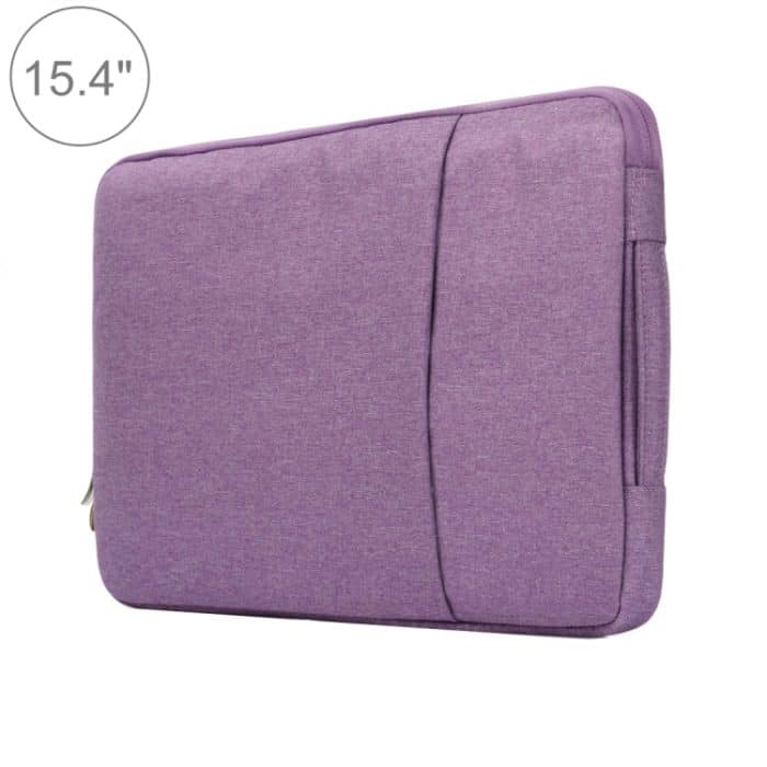 15,4 Zoll Universal Fashion Soft Laptop Denim Taschen Tragbare Reißverschluss-Notebook-Laptoptasche Tasche für MacBook Air / Pro, Lenovo und andere Laptops, Größe: 39,2 x 28,5 x 2 cm, 15.4 inch Purple, 15.4 inch Magenta, 15.4 inch Blue, 15.4 inch Grey... – Bild 1