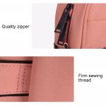 DJ03 Wasserdichte, kratzfeste und diebstahlsichere One-Shoulder-Handtasche für 14,1-Zoll-Laptops, mit Koffergürtel, DJ03 14.1 inch Black, DJ03 14.1 inch Pink, DJ03 14.1 inch Navy Blue – Bild 10