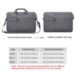 ST02S Wasserdichte, reißfeste, versteckte, tragbare Riemen-One-Shoulder-Handtasche für 15,6-Zoll-Laptops, mit Koffergürtel, ST02S 15.6 inch Black, ST02S 15.6 inch Dark Gray, ST02S 15.6 inch Pink, ST02S 15.6 inch Light Grey, ST02S 15.6 inch Navy Blue – Bild 12