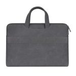 ST06 Wasserdichte PU-Leder-Reißverschluss-versteckter tragbarer Riemen One-Shoulder-Handtasche für 13,3-Zoll-Laptops, mit Koffergürtel, ST06 13.3 inch Dark Gray, ST06 13.3 inch Pink, ST06 13.3 inch Light Grey – Bild 3