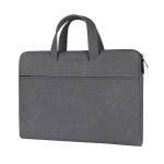 ST06 Wasserdichte PU-Leder-Reißverschluss-versteckter tragbarer Riemen One-Shoulder-Handtasche für 13,3-Zoll-Laptops, mit Koffergürtel, ST06 13.3 inch Dark Gray, ST06 13.3 inch Pink, ST06 13.3 inch Light Grey – Bild 4