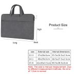 ST06 Wasserdichte PU-Leder-Reißverschluss-versteckter tragbarer Riemen One-Shoulder-Handtasche für 15,6-Zoll-Laptops, mit Koffergürtel, ST06 15.6 inch Dark Gray, ST06 15.6 inch Pink, ST06 15.6 inch Light Grey – Bild 13