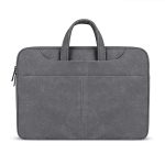 ST06S Wasserdichte PU-Leder-Reißverschluss-versteckter tragbarer Riemen One-Shoulder-Handtasche für 13,3-Zoll-Laptops, mit Zauberstab und Koffergürtel, ST06S 13.3 inch Dark Gray, ST06S 13.3 inch Pink, ST06S 13.3 inch Light Grey – Bild 3