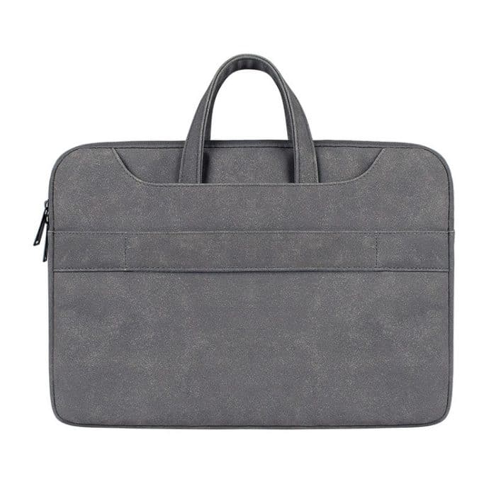 ST06S Wasserdichte PU-Leder-Reißverschluss-versteckter tragbarer Riemen One-Shoulder-Handtasche für 14,1-Zoll-Laptops, mit Zauberstab und Koffergürtel, ST06S 14.1 inch Dark Gray, ST06S 14.1 inch Pink, ST06S 14.1 inch Light Grey – Bild 4